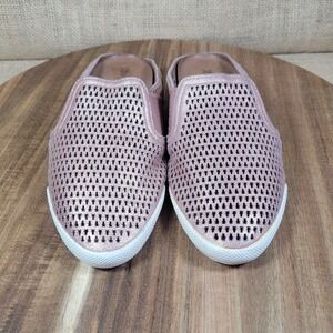 Frye Shoes Ivy Slip On Mule‎ Perforated Leather Women's Size 6 Rose Gold Casual
